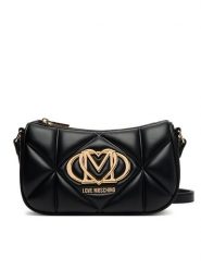 LOVE MOSCHINO Torebka JC4083PP1NLC0000 Czarny. Czarne listonoszki Love Moschino, bez wzorów, ze skóry, bez dodatków. Za 639.99 zł.