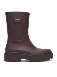 Calvin Klein Kalosze Rainboot Rubber HW0HW03179 Brązowy ciemny. Brązowe kalosze Calvin Klein, bez wzorów, z syntetyku, bez zapięcia. Za 409.99 zł.