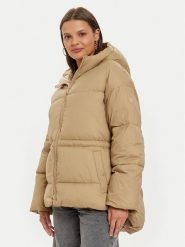 Guess Kurtka puchowa Marika W4BL99 WG0V0 Beżowy Regular Fit. Brązowe kurtki Guess, xl, z aplikacjami, z puchu, bez kaptura. Za 519.99 zł.