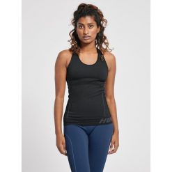 Damski tank top Hummel TE Christel. Zielone topy sportowe Hummel, s, bez wzorów, z dzianiny, na fitness i siłownię. Za 152.50 zł.
