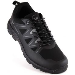 Buty trekkingowe Vanhorn W WOL167A czarne. Czarne buty trekkingowe z materiału, bez zapięcia. W wyprzedaży za 239.49 zł.