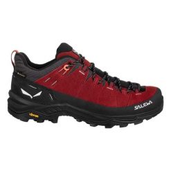 Damskie buty trekkingowe Salewa ALP Trainer 2 GTX. Czarne buty trekkingowe Salewa, z gore-texu, bez zapięcia. Za 770.00 zł.