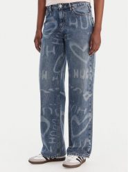 HUGO Jeansy Gamala 50553051 Niebieski Baggy Fit. Niebieskie jeansy Hugo, bez wzorów, z bawełny. Za 599.99 zł.