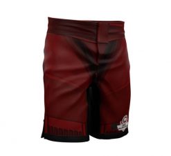 Szorty treningowe spodenki do ćwiczeń Cyborg DBX Bushido. Czerwone szorty sportowe DBX BUSHIDO, bez wzorów, z materiału, na fitness i siłownię. Za 169.99 zł.