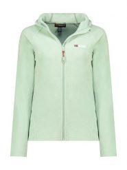 Geographical Norway Kurtka polarowa "Tugood" w kolorze jasnozielonym rozmiar: XXL. Zielone kurtki Geographical Norway, xxl, bez wzorów, z polaru, bez kaptura. Za 72.45 zł.