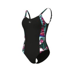 Strój kąpielowy damski jednoczęściowy modelujący sylwetkę Arena Bodylift. Czarne stroje jednoczęściowe Arena, bez wzorów, sportowe. Za 99.99 zł.