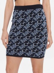 MICHAEL Michael Kors Spódnica mini MR470BM9Z6 Granatowy Slim Fit. Niebieskie spódnice MICHAEL Michael Kors, s, bez wzorów, z wiskozy, mini. Za 439.99 zł.