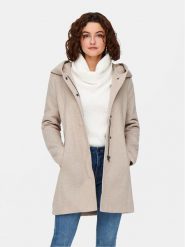 ONLY Płaszcz przejściowy Sedona 15142911 Beżowy Regular Fit. Brązowe płaszcze ONLY, xs, bez wzorów, z syntetyku, bez kaptura. Za 199.99 zł.