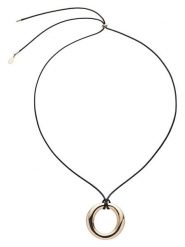 U.S. Polo Assn. Pozłacany naszyjnik z zawieszką - dł. 94 cm rozmiar: onesize. Czarne naszyjniki U.S. Polo Assn., z materiału, metalowe. Za 127.35 zł.
