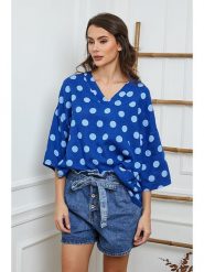 Fleur de Lin Lniana bluzka w kolorze niebieskim rozmiar: L. Niebieskie bluzki Fleur de Lin, l, bez wzorów, ze lnu, bez kołnierzyka, bez ramiączek. Za 150.02 zł.