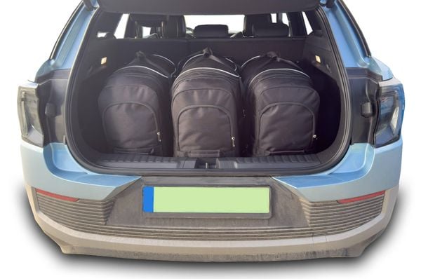 Torby Do Bagażnika Ford Explorer Ev 2024+ 3Szt Kjust. Czarne torby podróżne KJUST, bez wzorów, z kauczuku. Za 1,122.00 zł.