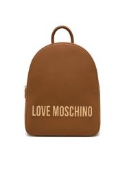 LOVE MOSCHINO Plecak JC4193PP1MKD0201 Brązowy. Brązowe plecaki Love Moschino, bez wzorów, ze skóry, bez dodatków. Za 669.99 zł.