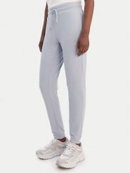 EA7 Emporio Armani Spodnie dresowe 8NTP66 TJ9RZ U9309 Błękitny Regular Fit. Niebieskie spodnie dresowe EA7 Emporio Armani, bez wzorów, z dresówki. Za 499.99 zł.