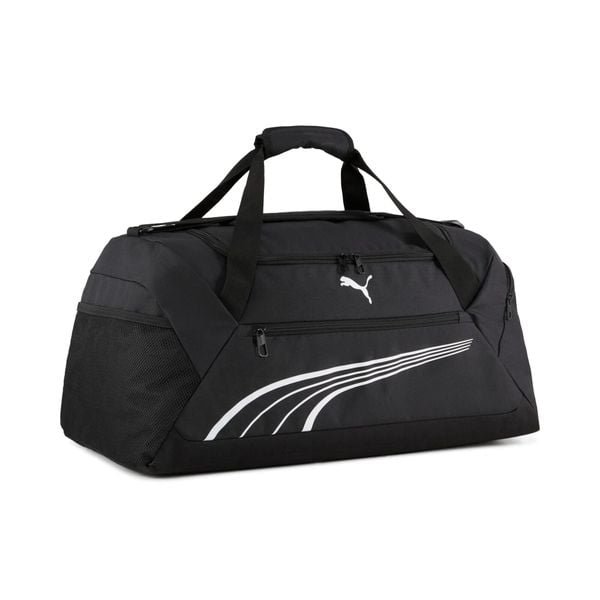 Torba Fundamental 49L Medium Czarny - 091189-01. Czarne torby sportowe Puma, bez wzorów, na ramię. Za 109.99 zł.