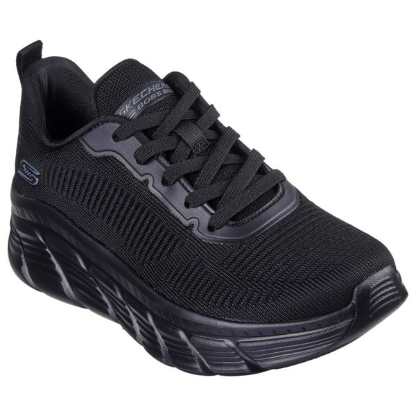 Buty sportowe damskie Skechers Bobs B Flex Hi Fly. Czarne buty sportowe lifestyle Skechers, bez wzorów, casualowe, bez zapięcia. Za 300.68 zł.