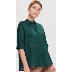 Lniana koszula - Khaki. Koszule marki Reserved. Za 119.99 zł.