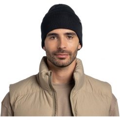 Czapka BUFF KNITTED BEANIE LILON. Niebieskie czapki zimowe Buff, bez wzorów. Za 119.90 zł.