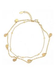 MOODE Bransoletka "Ingrid" z elementami ozdobnymi rozmiar: onesize. Żółte bransoletki MOODE, ze stali. Za 97.05 zł.