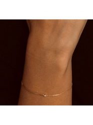 OR Carats Złota bransoletka z diamentem rozmiar: onesize. Żółte bransoletki OR Carats, z diamentem, złote. Za 630.99 zł.