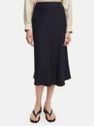 Gant Spódnica midi 4400231 Granatowy Regular Fit. Niebieskie spódnice Gant, bez wzorów, z wiskozy, midi. Za 631.99 zł.