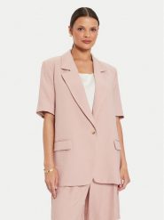 ViCOLO Marynarka TB2444 Różowy Regular Fit. Czerwone marynarki i żakiety ViCOLO, s, bez wzorów, z wiskozy, bez ramiączek. Za 229.99 zł.