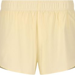 Szorty damskie Athlecia Lundvik. Żółte szorty sportowe WHISTLER, bez wzorów, z materiału, do biegania. Za 159.00 zł.