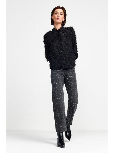 Rich & Royal Dżinsy - Tapered fit - w kolorze czarnym rozmiar: W29/L32. Czarne jeansy Rich & Royal, l, bez wzorów, z bawełny, klasyczne, z podwyższonym stanem. Za 254.14 zł.