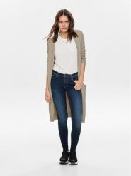 JDY Kardigan 15184979 Beżowy Regular Fit. Brązowe swetry JDY, s, bez wzorów, z wiskozy, bez ramiączek. Za 99.99 zł.