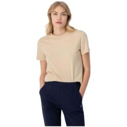 Koszulka sportowa damska Champion 114912MS073. Brązowe t-shirty sportowe Champion, bez wzorów, z bawełny, bez ramiączek. Za 59.00 zł.