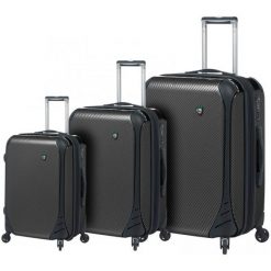 Mia Toro Zestaw Walizek m1021/3, Black. Walizki marki Mia Toro. Za 1,555.00 zł.
