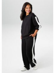 Aniston Bluza w kolorze czarnym rozmiar: 48. Czarne bluzy Aniston, bez wzorów, bez ramiączek, bez kaptura. Za 78.66 zł.