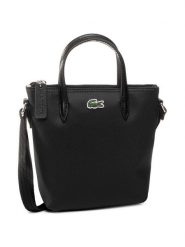 Lacoste Torebka Xs Shopping Cross Bag NF2609PO Czarny. Czarne torebki klasyczne Lacoste, bez wzorów, ze skóry, bez dodatków. Za 369.99 zł.