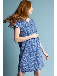 Admas Sukienka w kolorze niebieskim rozmiar: XL. Niebieskie sukienki admas, na co dzień, xl, bez wzorów, z bawełny, bez kołnierzyka, bez ramiączek, midi, proste. Za 69.91 zł.