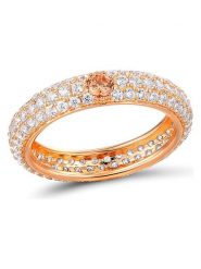 Les Favorites Pozłacany pierścionek z cyrkoniami rozmiar: 52. Brązowe pierścionki Les Favorites, z cyrkonią, pozłacane. Za 108.99 zł.