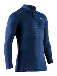 X-Bionic Koszulka funkcyjna w kolorze granatowym rozmiar: XS. Niebieskie t-shirty sportowe X BIONIC, xs, bez wzorów, z materiału, bez ramiączek, outdoorowe. Za 252.99 zł.