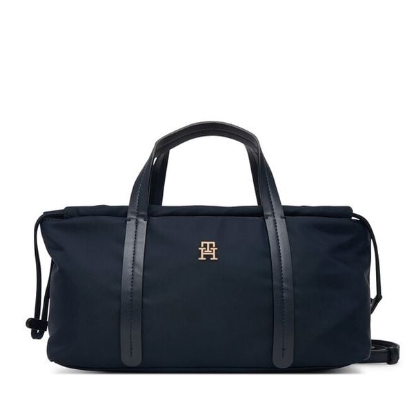 Torebka Tommy Hilfiger. Niebieskie torebki klasyczne Tommy Hilfiger, bez wzorów, z nylonu, klasyczne, bez dodatków. Za 409.99 zł.