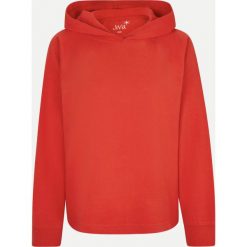 CZERWONA BLUZA Z KAPTUREM JUVIA. Czerwone bluzy z kapturem Juvia, na lato, l, bez wzorów, z bawełny, z kapturem. W wyprzedaży za 570.00 zł.