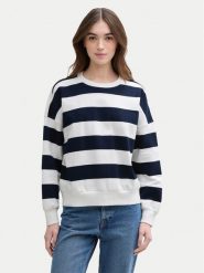 Tom Tailor Denim Bluza 1045508 Granatowy Regular Fit. Niebieskie bluzy TOM TAILOR DENIM, xs, bez wzorów, z bawełny, bez kaptura. Za 149.99 zł.