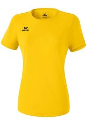 Funkcjonalna koszulka sportowa Erima w żółtym kolorze. Żółte t-shirty sportowe Erima, bez wzorów, z materiału, bez ramiączek, na fitness i siłownię. Za 103.98 zł.