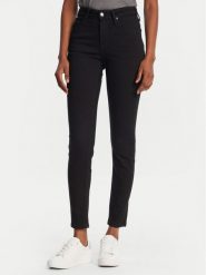 Lee Jeansy Scarlett 112365072 Czarny Skinny Fit. Czarne jeansy Lee, bez wzorów, z bawełny. Za 289.99 zł.