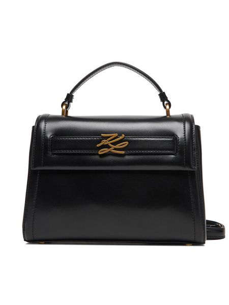 KARL LAGERFELD Torebka B1W30291 Czarny. Czarne torebki klasyczne KARL LAGERFELD, bez wzorów, ze skóry, bez dodatków. Za 943.99 zł.