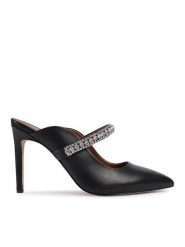 Kurt Geiger Klapki Duke 3202300109 Czarny. Czarne klapki Kurt Geiger, bez wzorów, ze skóry, bez obcasa, bez zapięcia. Za 639.99 zł.