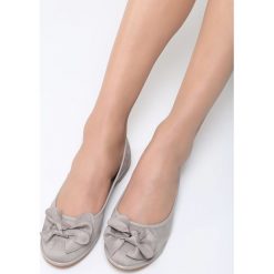 Szare Balerinki Subsided. Baleriny marki Born2be. Za 59.99 zł.