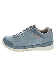 LOWA Skórzane buty trekkingowe "Malta GTX" w kolorze błękitnym rozmiar: 38. Niebieskie buty trekkingowe Lowa, z gore-texu, bez zapięcia. Za 390.92 zł.