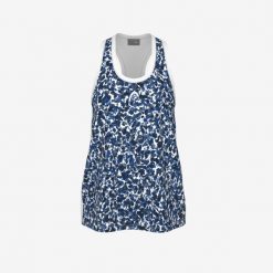 Koszulka bez rękawów damska AGILITY Tank Top. Niebieskie topy Head, xs, bez wzorów, sportowe, bez kołnierzyka, bez ramiączek. W wyprzedaży za 182.00 zł.