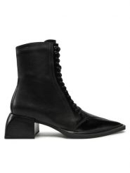Vagabond Shoemakers Botki Vivian 5853-102-20 Czarny. Czarne botki Vagabond Shoemakers, bez wzorów, ze skóry, bez obcasa, na słupku, bez zapięcia. Za 769.99 zł.