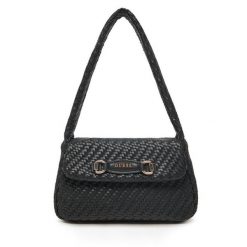 Torebka Guess. Czarne torebki klasyczne Guess, z aplikacjami, klasyczne, bez dodatków. Za 339.99 zł.