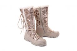 RIEKER TEX Z1083-62 beige, śniegowce damskie. Brązowe śniegowce Rieker, bez wzorów, bez zapięcia. Za 439.90 zł.