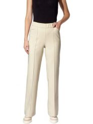 Heine Spodnie w kolorze kremowym rozmiar: 44. Brązowe spodnie materiałowe Heine, bez wzorów, z materiału. Za 60.99 zł.