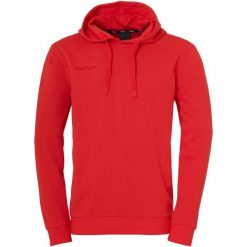 Bluza z kapturem Kempa. Czerwone bluzy Kempa, xl, bez wzorów, z materiału, klasyczne, bez ramiączek, bez kaptura. Za 220.50 zł.